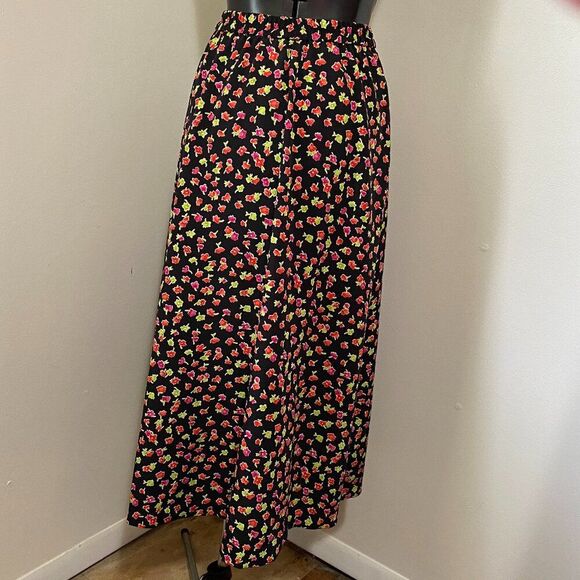 LESLIE FAY Sportswear Florel Boho Womens Skirt Size 10 - Picture 3 of 9